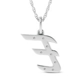 Photo of Aabha "E" 1/10 CT. T.W. Lab Grown Diamond Pendant 14K White Gold [CP1735W]