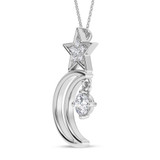 Photo of Itri 1/20 Carat T.W. Lab Grown Diamond Pendant 10K White Gold [CP2048W]