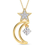 Photo of Itri 1/20 CT. T.W. Lab Grown Diamond Pendant 10K Yellow Gold [CP2048Y]