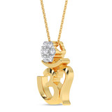 Photo of Omja 1/15 CT. T.W. Lab Grown Diamond Pendant 10K Yellow Gold [CP2059Y]