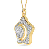 Photo of Felis 1/3 CT. T.W. Lab Grown Diamond Pendant 10K Yellow Gold [CP2055Y]
