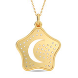 Photo of Felis 1/3 CT. T.W. Lab Grown Diamond Pendant 10K Yellow Gold [CP2055Y]