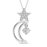 Photo of Itri 1/20 CT. T.W. Lab Grown Diamond Pendant 14K White Gold [CP2048W]
