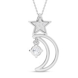 Photo of Itri 1/20 CT. T.W. Lab Grown Diamond Pendant 14K White Gold [CP2048W]