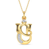 Photo of Deva 1/20 Carat T.W. Lab Grown Diamond Pendant 14K Yellow Gold [CP2051Y]