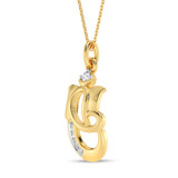 Photo of Deva 1/20 Carat T.W. Lab Grown Diamond Pendant 14K Yellow Gold [CP2051Y]