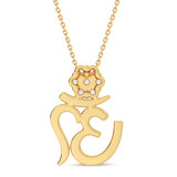 Photo of Omja 1/15 CT. T.W. Lab Grown Diamond Pendant 14K Yellow Gold [CP2059Y]