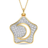 Photo of Felis 1/3 CT. T.W. Lab Grown Diamond Pendant 14K Yellow Gold [CP2055Y]