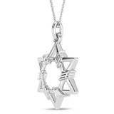 Photo of Dara 0 Carat T.W. Lab Grown Diamond Pendant 10K White Gold [CP2058W]