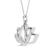 Photo of Kamal 1/25 CT. T.W. Lab Grown Diamond Pendant 10K White Gold [CP2057W]