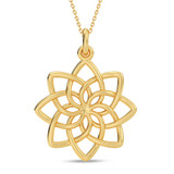 Photo of Castor 0 CT. T.W. Lab Grown Diamond Pendant 14K Yellow Gold [CP2060Y]