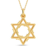 Photo of Dara 0 CT. T.W. Lab Grown Diamond Pendant 14K Yellow Gold [CP2058Y]