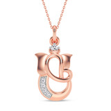 Photo of Deva 1/20 CT. T.W. Lab Grown Diamond Pendant 10K Rose Gold [CP2051R]