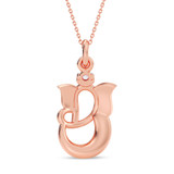 Photo of Deva 1/20 CT. T.W. Lab Grown Diamond Pendant 10K Rose Gold [CP2051R]