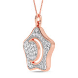 Photo of Felis 1/3 CT. T.W. Lab Grown Diamond Pendant 10K Rose Gold [CP2055R]