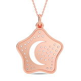 Photo of Felis 1/3 CT. T.W. Lab Grown Diamond Pendant 10K Rose Gold [CP2055R]