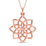 Photo of Castor 0 CT. T.W. Lab Grown Diamond Pendant 10K Rose Gold [CP2060R]