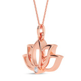 Photo of Kamal 1/25 CT. T.W. Lab Grown Diamond Pendant 10K Rose Gold [CP2057R]