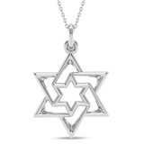 Photo of Alzir 0 Carat T.W. Lab Grown Diamond Pendant 14K White Gold [CP2061W]