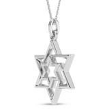 Photo of Alzir 0 Carat T.W. Lab Grown Diamond Pendant 14K White Gold [CP2061W]