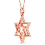 Photo of Alzir 0 CT. T.W. Lab Grown Diamond Pendant 10K Rose Gold [CP2061R]