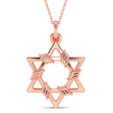 Photo of Dara 0 Carat T.W. Lab Grown Diamond Pendant 10K Rose Gold [CP2058R]