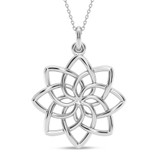 Photo of Castor 0 Carat T.W. Lab Grown Diamond Pendant 14K White Gold [CP2060W]