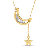 Photo of Izar 1/10 Carat T.W. Lab Grown Diamond Pendant 14K Yellow Gold [CP2047Y]