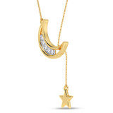 Photo of Izar 1/10 Carat T.W. Lab Grown Diamond Pendant 14K Yellow Gold [CP2047Y]