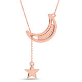 Photo of Izar 1/10 CT. T.W. Lab Grown Diamond Pendant 14K Rose Gold [CP2047R]