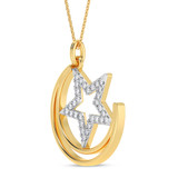 Photo of Hoku 1/7 Carat T.W. Lab Grown Diamond Pendant 14K Yellow Gold [CP2049Y]
