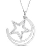 Photo of Hoku 1/7 CT. T.W. Lab Grown Diamond Pendant 14K White Gold [CP2049W]