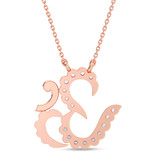 Photo of Omkara 1/10 Carat T.W. Lab Grown Diamond Pendant 14K Rose Gold [CP2056R]