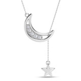 Photo of Izar 1/10 Carat T.W. Lab Grown Diamond Pendant 10K White Gold [CP2047W]