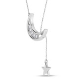 Photo of Izar 1/10 Carat T.W. Lab Grown Diamond Pendant 10K White Gold [CP2047W]