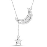Photo of Izar 1/10 Carat T.W. Lab Grown Diamond Pendant 10K White Gold [CP2047W]