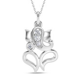 Photo of Bhupati 1/15 CT. T.W. Lab Grown Diamond Pendant 10K White Gold [CP2050W]