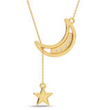 Photo of Izar 1/10 CT. T.W. Lab Grown Diamond Pendant 10K Yellow Gold [CP2047Y]