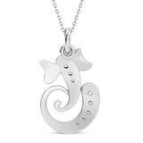 Photo of Durva 1/10 CT. T.W. Lab Grown Diamond Pendant 10K White Gold [CP2052W]