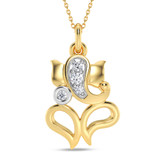 Photo of Bhupati 1/15 CT. T.W. Lab Grown Diamond Pendant 10K Yellow Gold [CP2050Y]