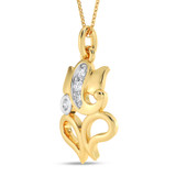 Photo of Bhupati 1/15 CT. T.W. Lab Grown Diamond Pendant 10K Yellow Gold [CP2050Y]