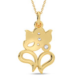 Photo of Bhupati 1/15 CT. T.W. Lab Grown Diamond Pendant 10K Yellow Gold [CP2050Y]