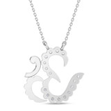 Photo of Omkara 1/10 CT. T.W. Lab Grown Diamond Pendant 10K White Gold [CP2056W]