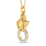 Photo of Kapila 1/15 CT. T.W. Lab Grown Diamond Pendant 10K Yellow Gold [CP2053Y]