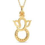 Photo of Kapila 1/15 CT. T.W. Lab Grown Diamond Pendant 10K Yellow Gold [CP2053Y]