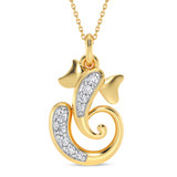 Photo of Durva 1/10 CT. T.W. Lab Grown Diamond Pendant 10K Yellow Gold [CP2052Y]