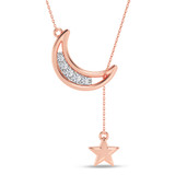 Photo of Izar 1/10 Carat T.W. Lab Grown Diamond Pendant 10K Rose Gold [CP2047R]