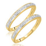 Photo of Colt 3/8 ct tw. Diamond Same Sex Ladies Band Set 14K Yellow Gold [WL560Y]