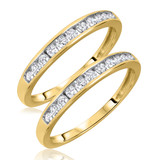 Photo of Darla 1/2 ct tw. Diamond Same Sex Ladies Band Set 10K Yellow Gold [WL563Y]