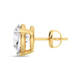 Photo of Ushi 3 CT. T.W. Lab Grown Diamond Solitaire Earring 14K Yellow Gold [SE2063Y-C000]